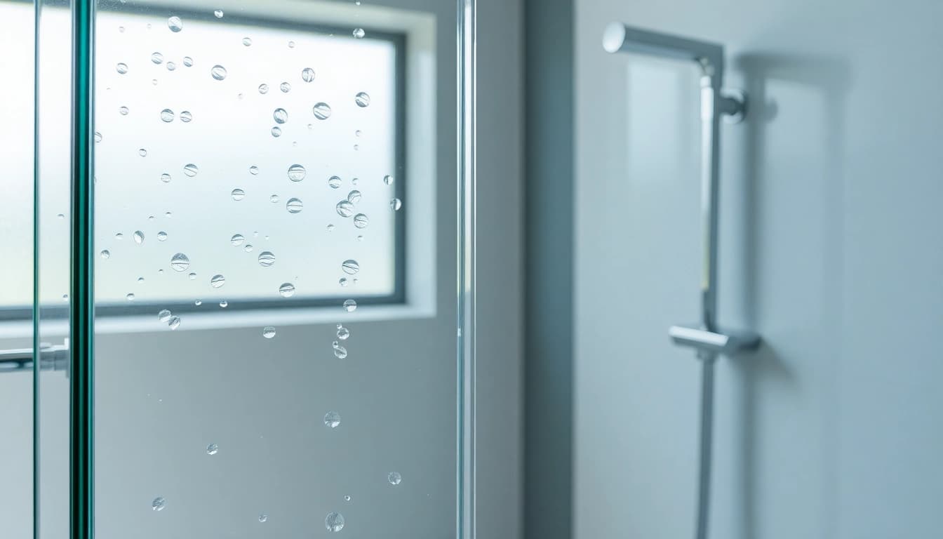 See a sleek wet room shower screen enhancing a modern bathroom design with elegant finishes.