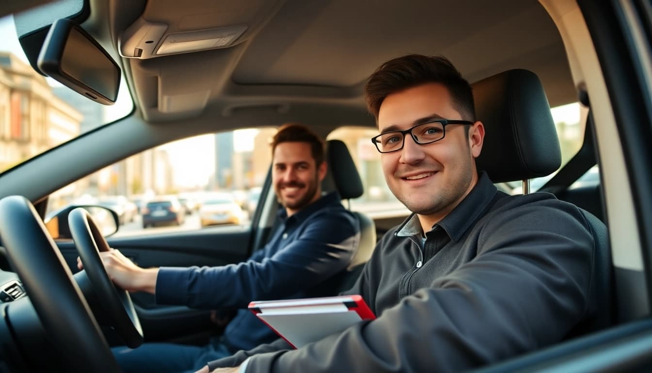 Learn driving skills effectively at driving school Leeds with a skilled instructor in a modern car.