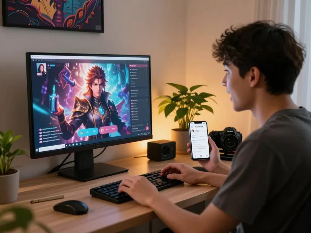 Engaging user experience with character ai nsfw roleplay on desktop, showcasing vibrant designs and chat interfaces.