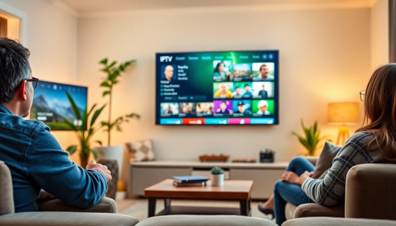 Enjoy a seamless experience with iron iptv using a vibrant screen showcasing diverse channels.