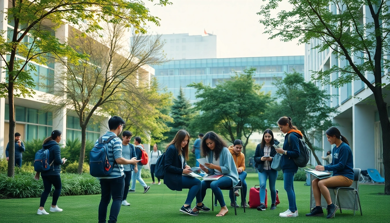Nisantasi University applies innovative education methods showcasing diverse students collaborating in a vibrant campus setting.
