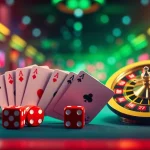 Explore dynamic casino elements like cards and dice, reflecting the thrill of online gambling at https://talkprep.org/.