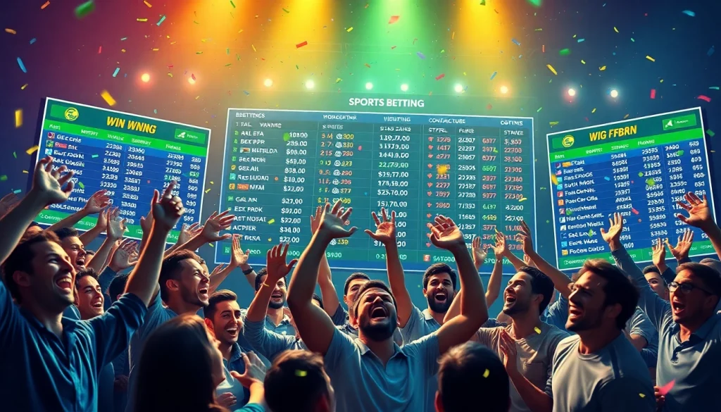 Explore the exhilarating world of sports betting with the Link FB88 platform's dynamic interface and win celebrations.