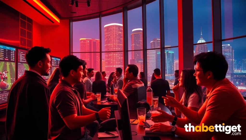 Engage in thrilling sports betting experiences at https://thabetiger.com/ with dynamic casino vibes and excited bettors.