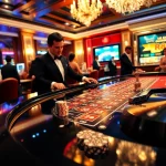 Experience thrilling gameplay at rr88 with vibrant casino scenes and engaging betting action.