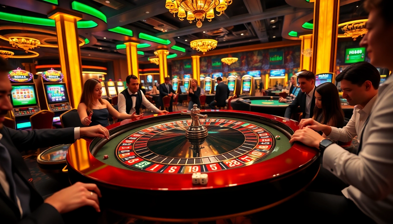 Experience the excitement at Hi88 with lively casino games and vibrant betting activities.