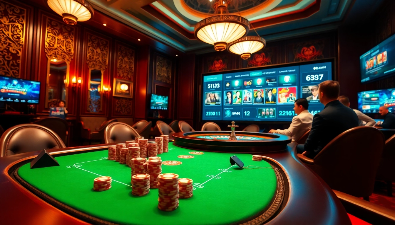 Experience thrilling gameplay at RR 88 with vibrant casino tables and exciting betting options.
