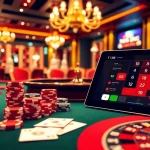 Engage in thrilling gameplay at TT88 with a vibrant casino scene featuring poker chips and a roulette wheel.