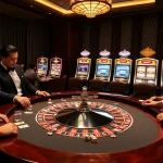 Experience the excitement of GG88 at a luxurious casino table with vibrant poker chips.