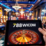 Exciting gaming scene at 78WIN.COM featuring vibrant casino tables and engaging players.