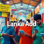 Lively Sri Lankan marketplace featuring diverse Lanka Add classified ads and engaging locals.