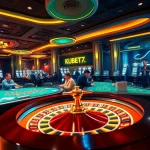 Experience thrilling gambling at https://kubet77i.ink/ with players engaged in poker and roulette games.
