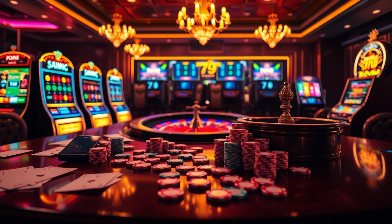 Experience the excitement at 79king .org with vibrant online casino games featuring roulette and poker action.