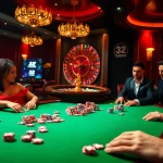 Experience high-stakes poker with 32Win's luxurious casino environment.