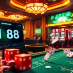 Experience the thrilling gameplay at mm88.com with professional casino elements and lively gaming atmosphere.