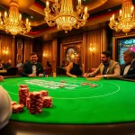 Exciting poker action at GO 88 casino table, complete with vibrant chips and cards.