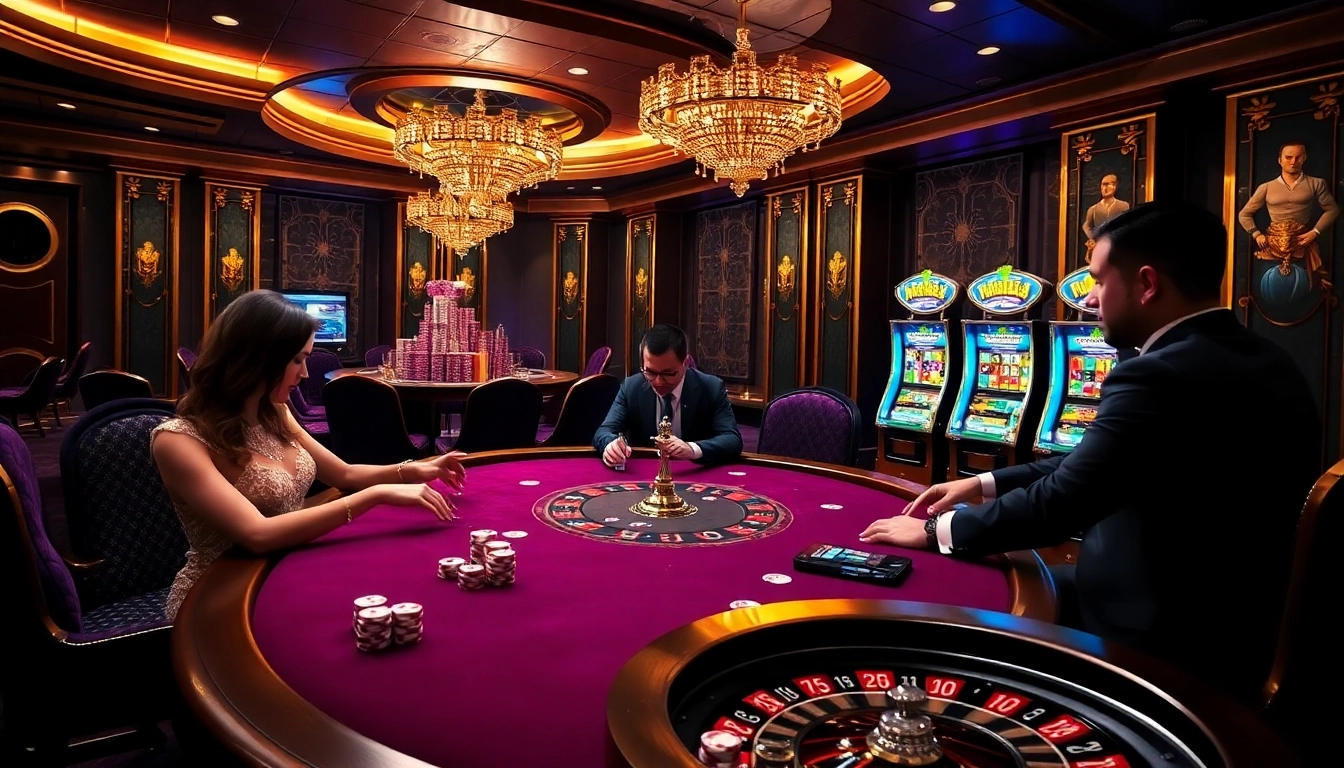 Experience high-stakes excitement with MB66.COM at a vibrant casino poker table.