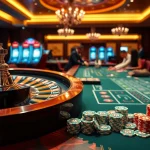 Experience thrilling gaming at go88hv.com with poker chips and roulette wheel.