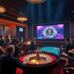 Engage in thrilling gameplay with xin 88 bet's exciting casino features including poker chips and a roulette wheel.