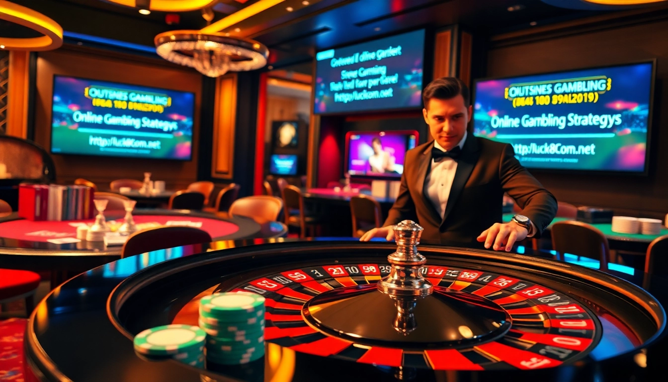 Exciting casino experience featuring gambling interactions at https://luck88com.net/ with vibrant roulette action.