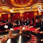 Experience the excitement of LIÊN MINH KJC at a luxurious casino with vibrant gameplay and high-stakes betting.