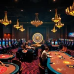 Experience the excitement of 123win pro with lively casino gaming and players competing at tables.