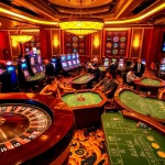 Experience excitement at MM 88 with players engaged in high-stakes poker games and vibrant slot machines.