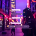 Engaging sex AI chatbot conversation interface showcasing vibrant user interactions.
