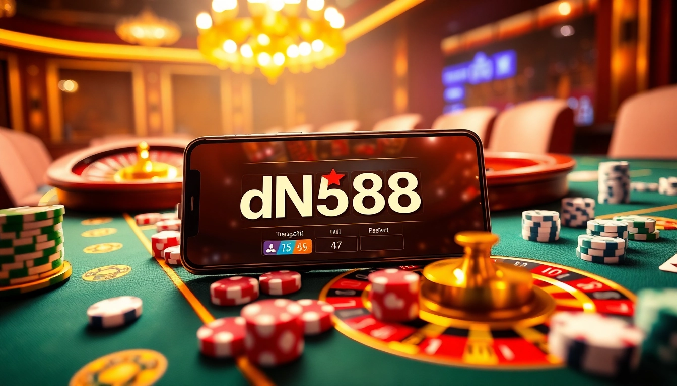 Experience luxury gaming at dn88 trang chủ with exciting roulette and poker setups.