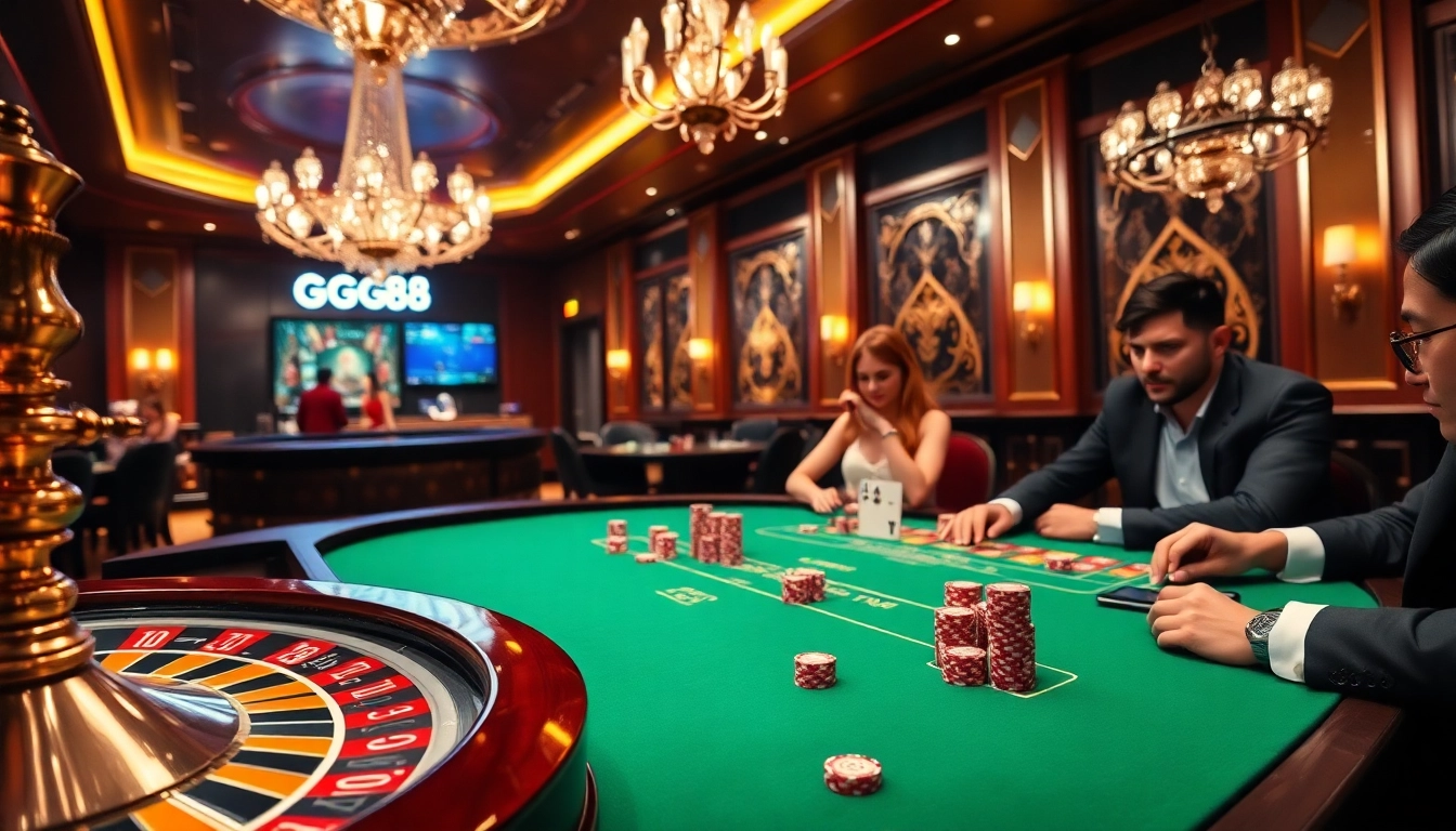 Experience the excitement of Gg88 Tech with players enjoying thrilling casino games.