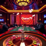 Experience the excitement of Game fun79 with dynamic gambling elements and luxurious casino settings.