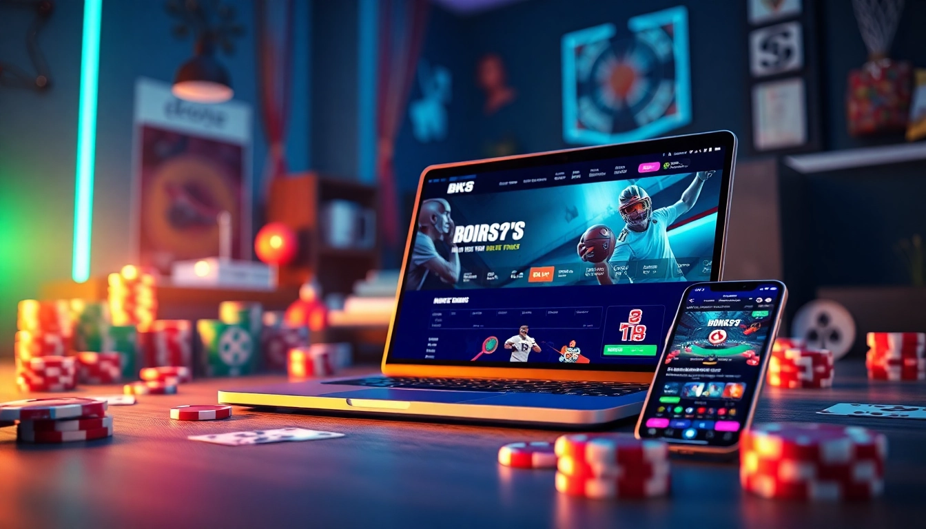 Experience the thrill of gaming with bk860s.com, showcasing vibrant online betting visuals and interactive elements.