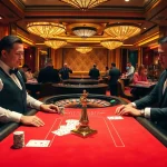 Experience exhilarating gaming action at five 88 casino tables, with vibrant chips and cards creating an electrifying atmosphere.