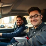 Learn driving skills effectively at driving school Leeds with a skilled instructor in a modern car.